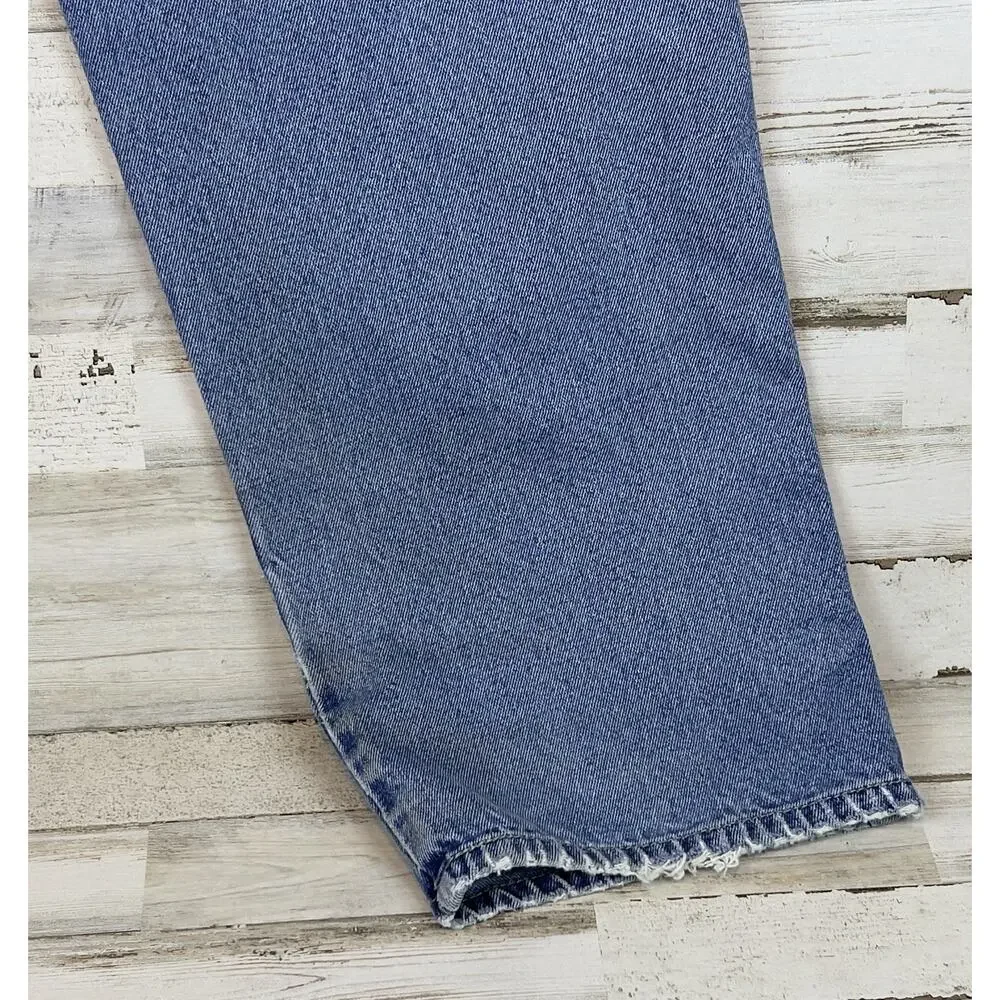 Vintage Bugle Boy Jeans Men 38x32 (36x30) Light Wash 90s Straight Leg Denim